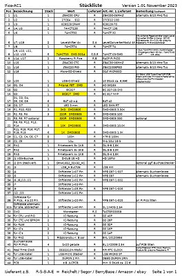 Stueckliste